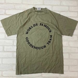 グッドイナフ サークルロゴ Tシャツ カーキ M 90年代ビンテージ デッドストック