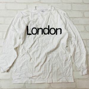 GDC グランドキャニオン ロンドン ロゴ ロンT Tシャツ 白 S 90年代ビンテージ ストリート 裏原