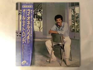 10903S 帯付12inch LP★ライオネル・リッチー/LIONEL RICHIE/CAN'T SLOW DOWN★VIL-6070