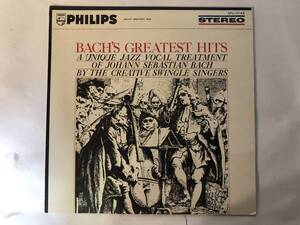 10918S 12inch LP★BACH'S GREATEST HITS/THE SWINGLE SINGERS/JAZZ SEBASTIAN BACH★SFL-7143