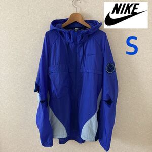 NIKE ナイキ ナイロンジャケット ブルー 定価9,900円 メンズS