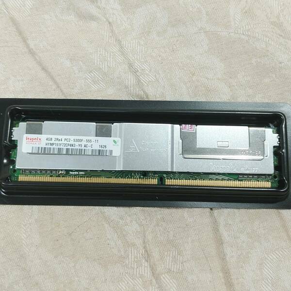 新品 Hynix 4GBメモリ(4GB×1枚) DDR2-667 PC2-5300F FB-DIMM 2Rx4 CL5 ECCサーバー用メモリ 送料無料