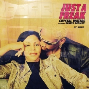 12inchレコード CRYSTAL WATERS / JUST A FREAK feat. DENNIS RODMAN (未開封)