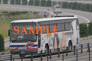 D-19【バス写真】L版２枚　日ノ丸自動車　セレガ　米子鬼太郎空港　リムジンバス