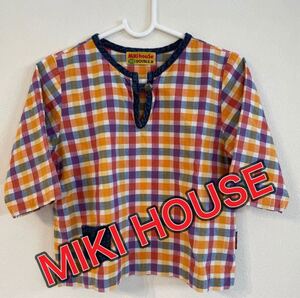 MIKI HOUSE ミキハウス トップス シャツ チェック柄