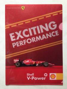 F1 フェラーリ シェル Ferrari shell V-power クリアファイル 日本GP 鈴鹿サーキット