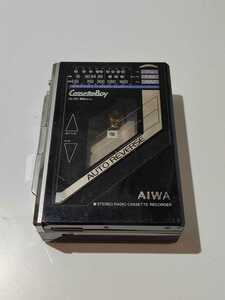 ジャンク品☆AIWA stereo radio cassette recorder カセットプレーヤー HS-J80 動作未確認 カセットボーイ