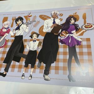 ヴァニタスの手記 TheキャラCAFE フード特典 ランチョンマット 集合 ヴァニタス ノエ ドミニク ジャンヌ 池袋 ザッキャラカフェ ノベルティ