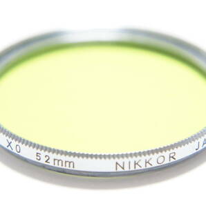 [52mm] NIKKOR / Nikon X0 銀枠カラーフィルター [F5058]の画像1