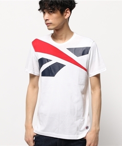 【美品】 Reebok ベクター ビッグロゴ 半袖Tシャツ　ビッグシルエット　オーバーサイズ XL