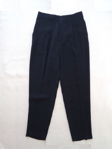 NOLLEY'S Sophi Nolley's sofi- back satin tuck pants navy size 40