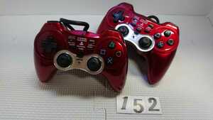 SONY PS2 PlayStation PlayStation game controller HORI analogue oscillation pad 2 turbo hole . pad red accessory used 