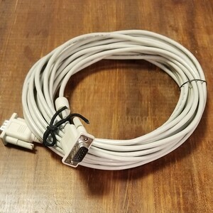 PCモニター用 VGAケーブル 10m D-SUB15PIN オス-オス
