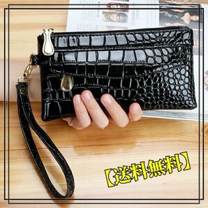 【送料無料】【クラッチバッグ】【クロコダイル】【デザイン】【送料無料】