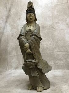 仏像 木彫り 美術品 骨董 仏様 木像 仏教美術 仏師 伝統 菩薩 インテリア コレクション オブジェ 置物 飾り物