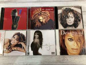 W0827 ジャネット・ジャクソン(Janet Jackson) CD アルバム 6枚セット｜Control｜Damita Jo｜All For You｜The Velvet Rope｜他