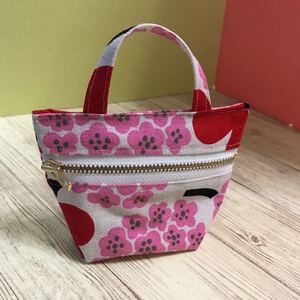 バッグ型ミニポーチ ハンドメイド