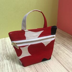 バッグ型ミニポーチ ハンドメイド