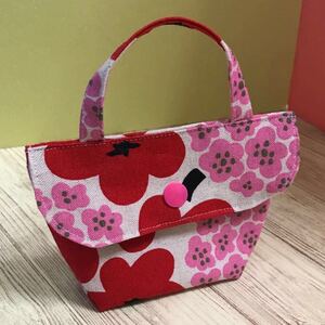 バッグ型ミニポーチ ハンドメイド