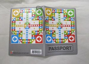 【新品・即決】パスポートカバー ホルダー 飛行機２ ゴムバンド付き ケース PASSPORT