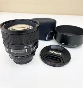 【値下げ中】Nikon ニコン　ニッコール　 AF NIKKOR 85mm 1:1.4D　　カバー付　一眼レフカメラ レンズ