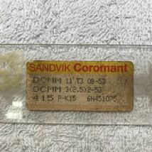 未使用　SANDVIK チップ　DCMM 11 T3 08-53 DCMM 3(2.5)2-53 旋盤　フライス　マシニング　9個セット　59_画像4