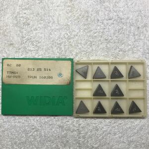 未使用　WIDIA チップ　TTMS 213-25-514 旋盤　フライス　マシニング　10個セット　3