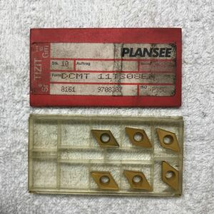 未使用　PLANSEE チップ　DCMT 11T308E TIZIT 旋盤　フライス　マシニング　6個セット