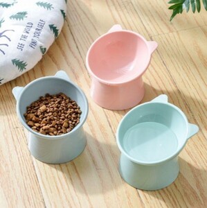 猫 犬 フードボウル ペット用食器 餌入れ 水やり 3点セット 猫耳