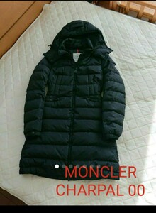 希少 国内正規品 モンクレール シャーパル レディース 00 黒 ブラック S XS MONCLER CHARPAL