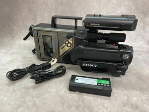 (NK) SONY video8 CCD-V8AFⅡ AF Video8 ビデオカメラ 8ミリ 付属品 アタッシュケース 昭和 昭和レトロ 8mm カメラ ソニー sony ジャンク品