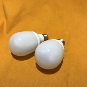 ★未使用★ 三菱/オスラム 電球型蛍光灯 電球色 ルピカボールミニ(2個セット) EFA12EL