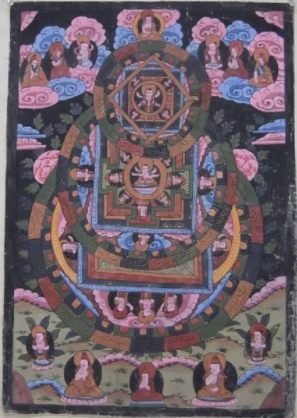 Mandala (old item) Mn0601a Dainichi Nyorai, artwork, painting, others