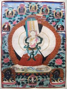 Art hand Auction Mandala (antique) Mn2510 11-faced Thousand-armed Thousand-eyed Kannon Bodhisattva, Artwork, Painting, others