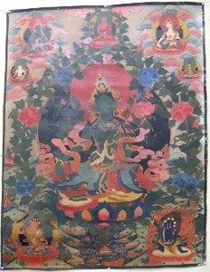 Art hand Auction Mandala (antique) Mn2505a Bodhisattva Kokuzo, ouvrages d'art, peinture, autres