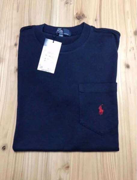 【新品・未使用】Polo Ralph Lauren Tシャツ 140 ネイビー