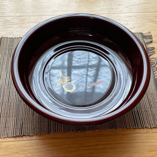 漆塗り 菓子器