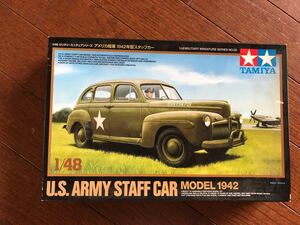 タミヤ 1/48 ミリタリーミニチュアシリーズ No.59 アメリカ陸軍 1942年型 スタッフカー プラモデル 32559