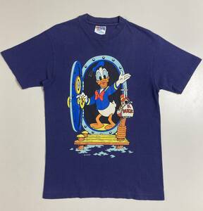 90s ドナルドダック Tシャツ HANES シングルステッチ USA製 ビンテージ ディズニー キャラクター