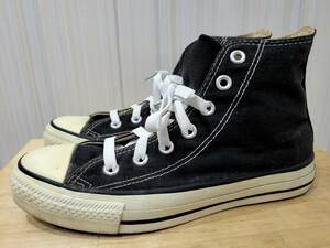 90s USA製 converse allstar hi 黒 us4ハーフ 23cm 90年代 アメリカ製 ビンテージ コンバース オールスター