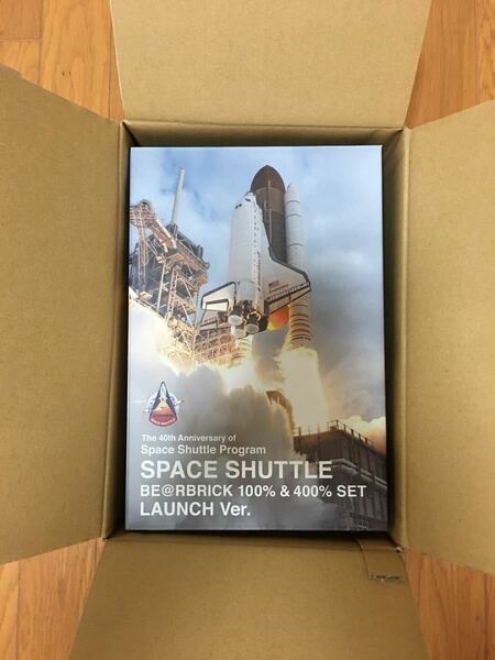 SPACE SHUTTLE BE@RBRICK LAUNCH Ver. 100% & 400%