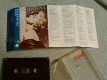 カセットテープ MADONNA マドンナ TRUE BLUE　海外盤　管理番号10150_画像4