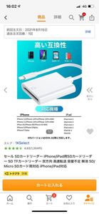 【未使用品】SDカードリーダー