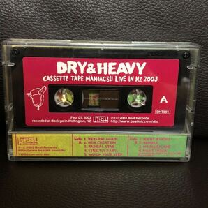 500本限定 CD付 CASSETTE TAPE DRY HEAVY MANIACS LIVE IN NZ 2003 REGGAE DUB★MIXTAPEの画像2