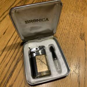 【21083105HT】BRONICA/ブロニカ/ブロニカガスライター/喫煙グッズ/動作未確認/JUNK