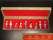 ●唐宮少女 TANG GONG LE NU 置物 人形 中国 民芸品 土産物●_画像1
