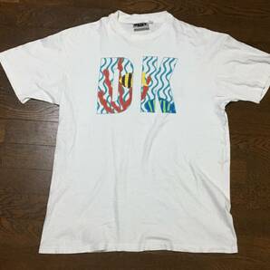 レア 90s USA製 DKNY JEANS ダナキャラン Tシャツ 両面プリント 熱帯魚 シングルステッチ サンゴ 珊瑚 ビンテージ 90年代の画像2