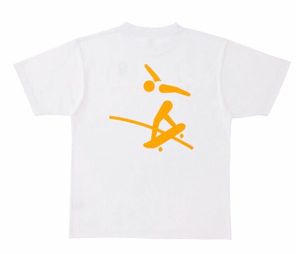 オリンピック スケートボードのピクトグラム Tシャツ Lサイズ レア