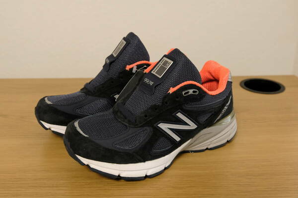 デッド NEW BALANCE W990NV4 990 V4 22cm 2E お子様にも！ Made in USA