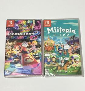 マリオカート8デラックスとミートピア 新品未開封